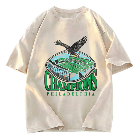 Tokyosol Philadelphia Eagles Champions Washed T Shirt