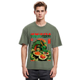 Tokyosol Ocean Dragon Sushi Washed T Shirt