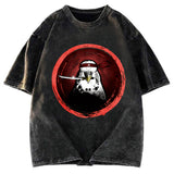 Tokyosol Funny Parrot Samura Washed T Shirt