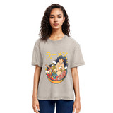 Tokyosol Girls And Ramen Washed T Shirt