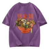 Tokyosol Ramen Raptors Washed T Shirt