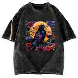 Tokyosol Mandala Crow Washed T Shirt