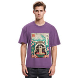 Tokyosol Please Give Raccoon A Discount Back Washed T Shirt