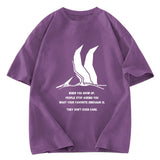 Tokyosol Funny Dinosaur Washed T Shirt