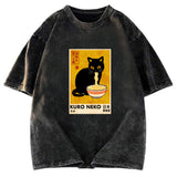 Tokyosol Kuro Neko Ramen Washed T-Shirt