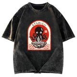 Tokyosol Ramen Lover Octopus Washed T Shirt