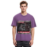 Tokyosol Economy Raccoon Meme Washed T Shirt