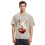 Tokyosol Bunny:One More Bowl, Please! Washed T-Shirt