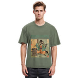 Tokyosol Trash Panda Traditional Japanese Meme Washed T Shirt