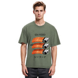Tokyosol Salmon Lighter Washed T Shirt