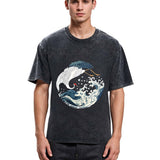 Tokyosol Japanese Sea Bird Washed T Shirt