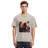 Tokyosol Mandala Crow Washed T Shirt