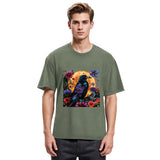 Tokyosol Mandala Crow Washed T Shirt