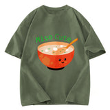Tokyosol Miso Cute Washed Zip T Shirt