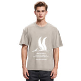Tokyosol Funny Dinosaur Washed T Shirt