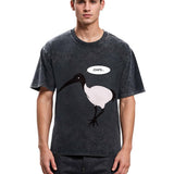 Tokyosol Chicken Loves Chips Washed T Shirt