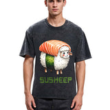 Tokyosol Susheep Funny Washed T Shirt