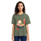 Tokyosol Neko Ramen Washed T Shirt