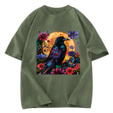 Tokyosol Mandala Crow Washed T Shirt