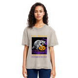 Tokyosol Trashy Halloween Raccoon Washed T Shirt