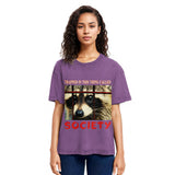 Tokyosol Society Raccoon Washed T Shirt