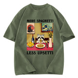 Tokyosol More Spaghetti Less Upsetti Japanese Washed T Shirt