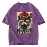 Tokyosol Raccoon Commando Vintage Washed T Shirt