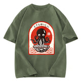 Tokyosol Ramen Lover Octopus Washed T Shirt