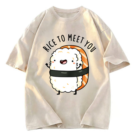 Tokyosol Greetings From Sushi Washed T Shirt