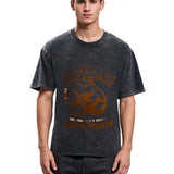 Tokyosol Retro Capybara Eating Ramen Washed T Shirt