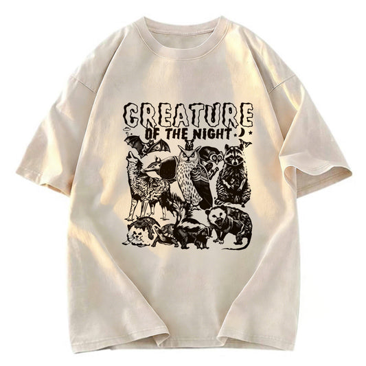 Tokyosol Creature Of The Night Washed T Shirt
