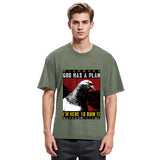 Tokyosol Pigeons That Want To Break The Plan Washed T Shirt