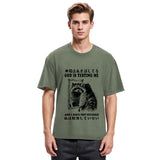 Tokyosol Raccoon Not Studied Washed T Shirt
