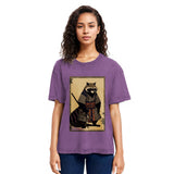 Tokyosol Japanese Raccoon Samurai Washed T Shirt