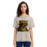 Tokyosol Smoking Raccon Washed T Shirt