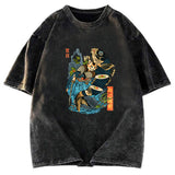 Tokyosol Neko Sushi Washed T Shirt