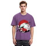 Tokyosol Japanese Crane Tsuru Washed T Shirt