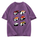Tokyosol Panda Sushi Washed T Shirt