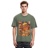 Tokyosol The Great Burger Kaiju Japanese Washed T Shirt