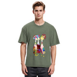 Tokyosol Fashion Duck Washed T Shirt