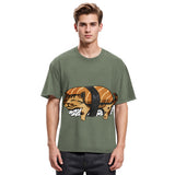 Tokyosol Nigiri Sushi With Cat Filling Washed T Shirt
