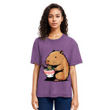 Tokyosol Ramen Lover Capybara Washed T Shirt