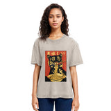 Tokyosol Tiger Eating Delicious Ramen Washed T-Shirt