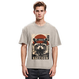 Tokyosol Raccoon Commando Vintage Washed T Shirt