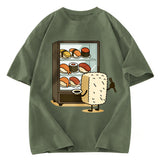 Tokyosol Rice Ball Is Choosing Sushi Washed T Shirt