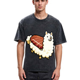 Tokyosol Alpaca Sushi Washed T Shirt
