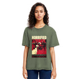 Tokyosol Horrified Pigeon Vintage Washed T Shirt