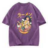 Tokyosol Girls And Ramen Washed T Shirt