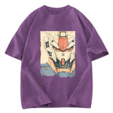 Tokyosol Hand-Drawn Mecha Robot Washed T-Shirt