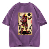 Tokyosol Japanese Iron Samurai Washed T-Shirt